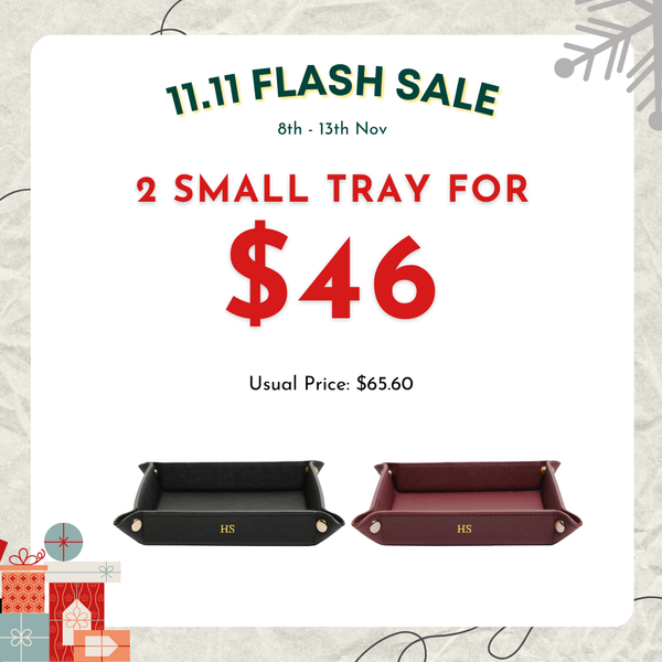 [11.11 SPECIAL] - 2 Saffiano Small Tray for $46