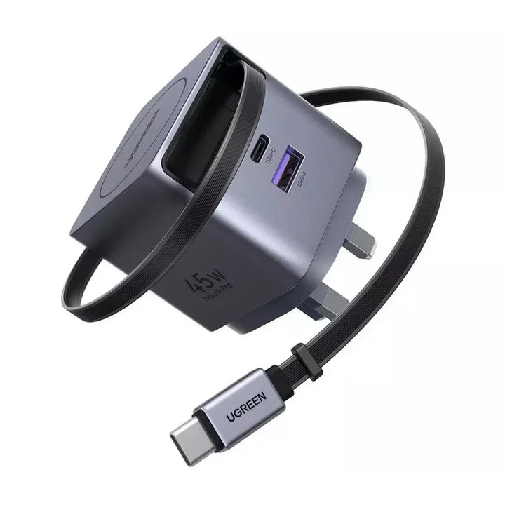 UGREEN Nexode Pro 45W Charger with Retractable USB-C Cable
