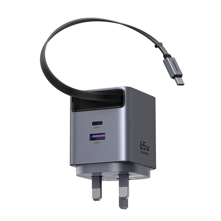 UGREEN Nexode Pro 65W Charger with Retractable USB-C Cable