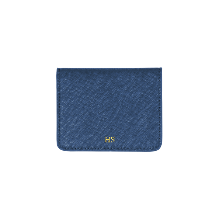 Navy - Saffiano Bifold Cardholder