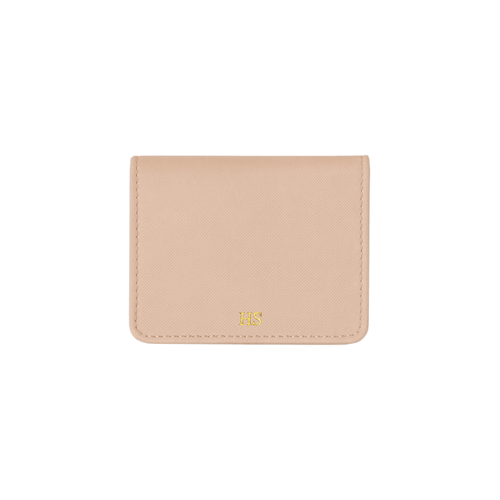 Nude - Saffiano Bifold Cardholder