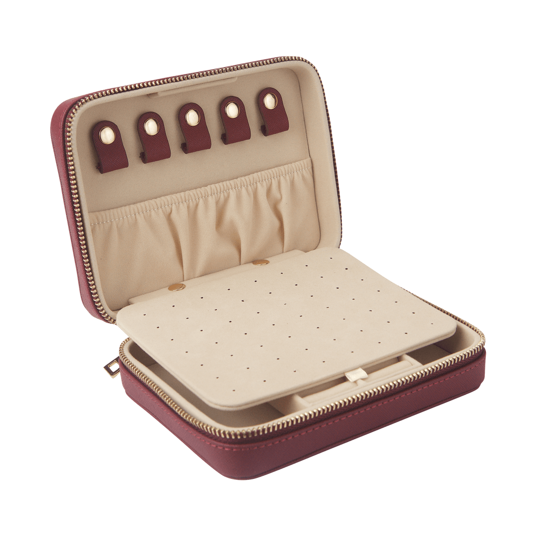 Burgundy - Jewellery Case