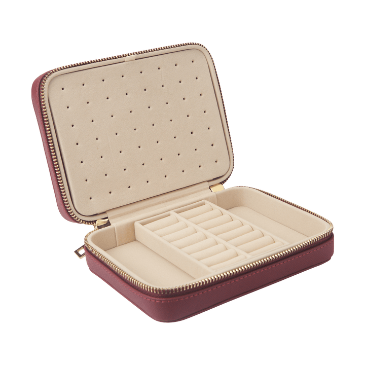 Burgundy - Jewellery Case