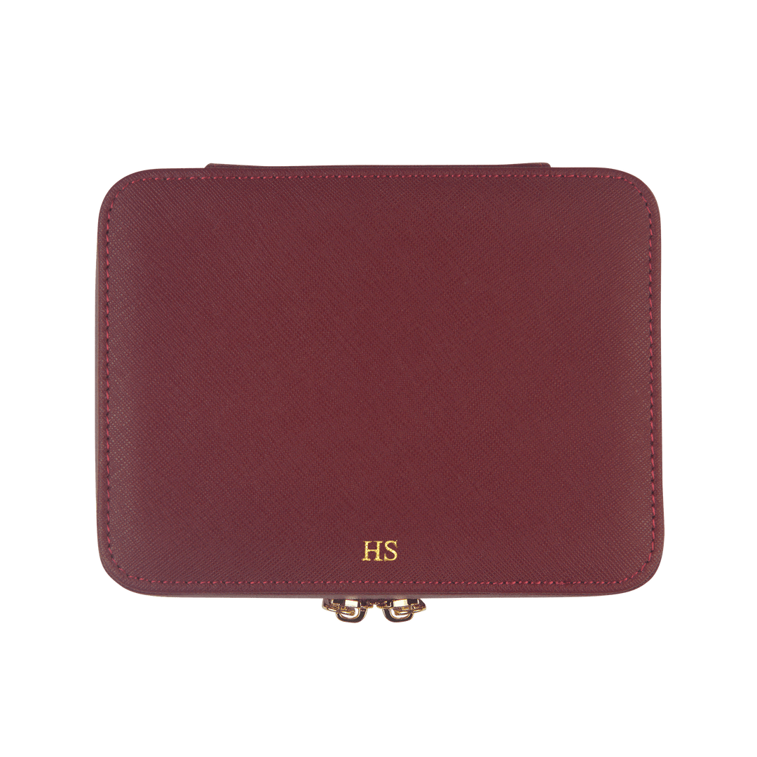 Burgundy - Jewellery Case