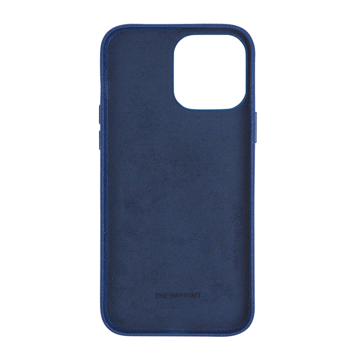Navy - iPhone 17 Series Full Wrap Saffiano Phone Case