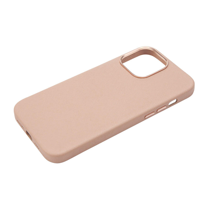 Nude - iPhone 14 Series Full Wrap Saffiano Phone Case - THEIMPRINT