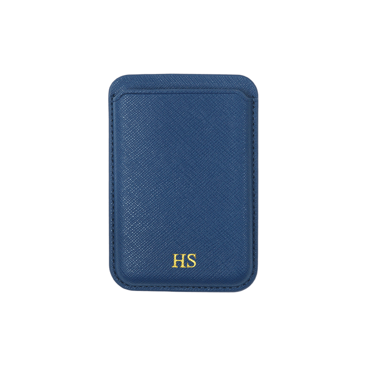 Navy - Saffiano MagSafe Cardholder Wallet