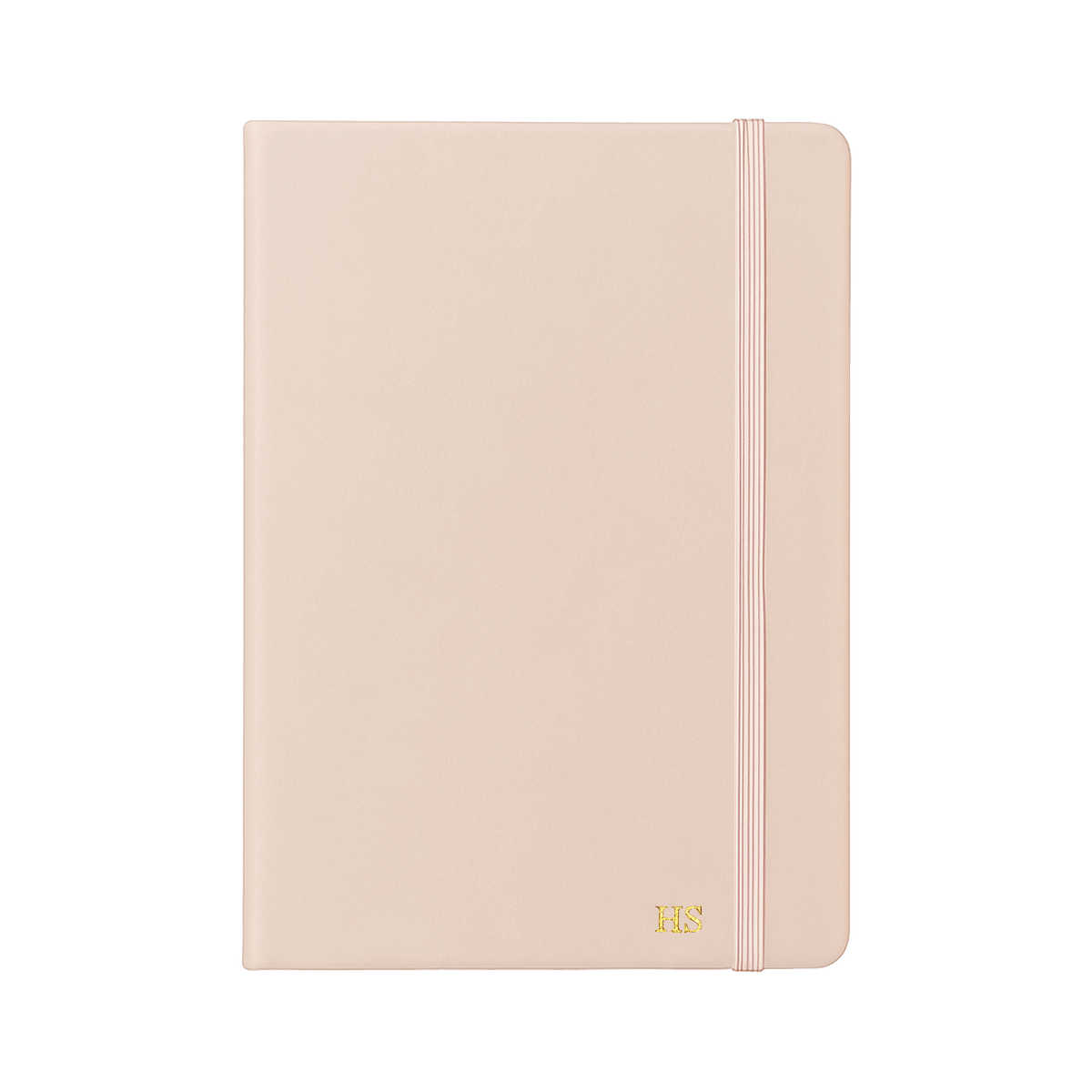 Matte Notebook Personalised A5 Smooth Leather Notebook | Beige – THEIMPRINT