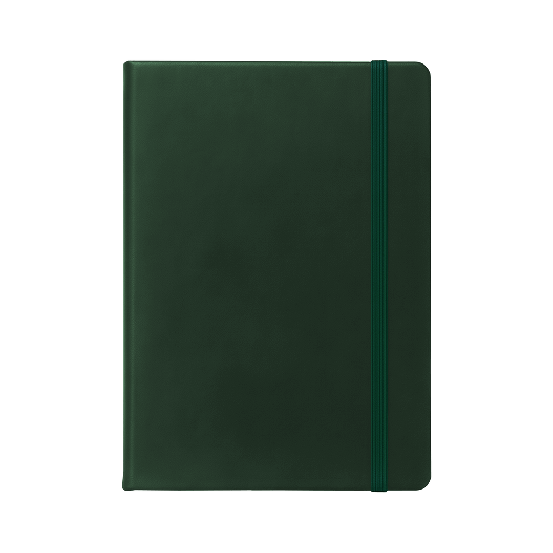 Personalised A5 Smooth Leather Notebook | Dark Green – THEIMPRINT