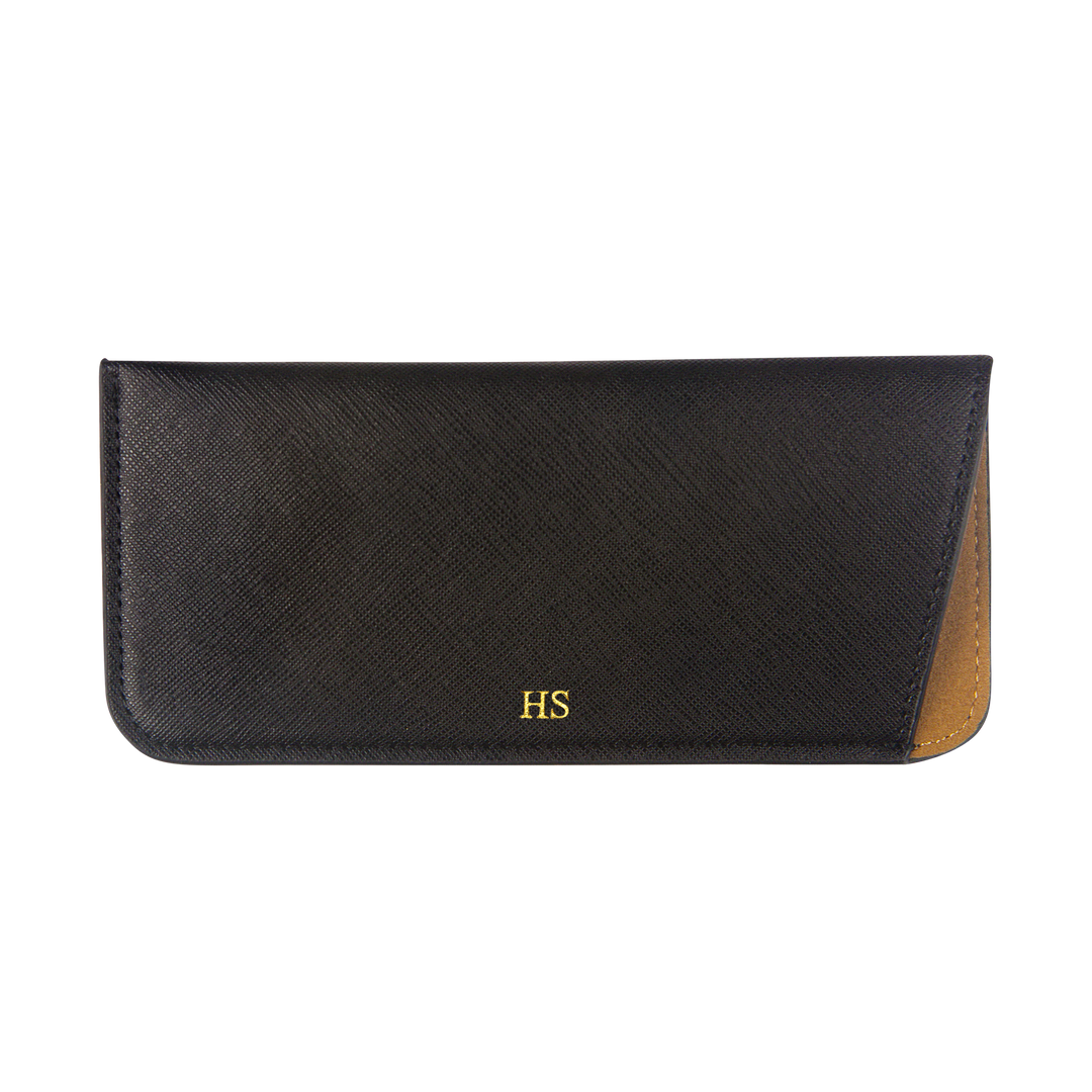 Black - Saffiano Spectacle Pouch