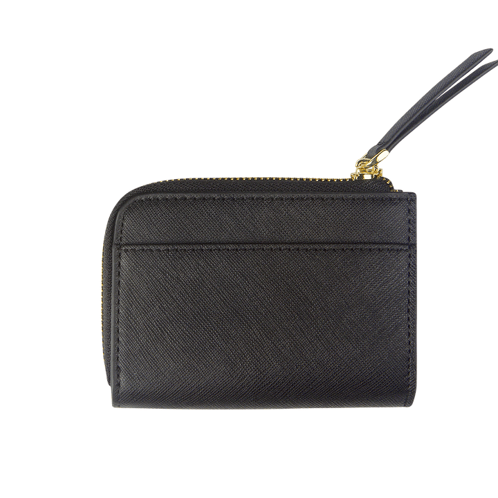 Black - Saffiano Zip Wallet