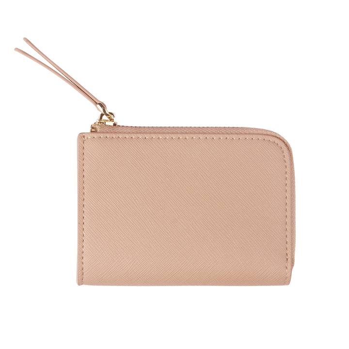 Nude - Saffiano Zip Wallet