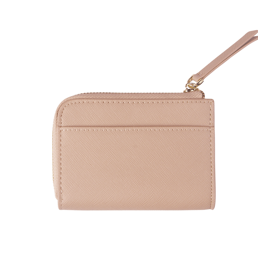 Nude - Saffiano Zip Wallet