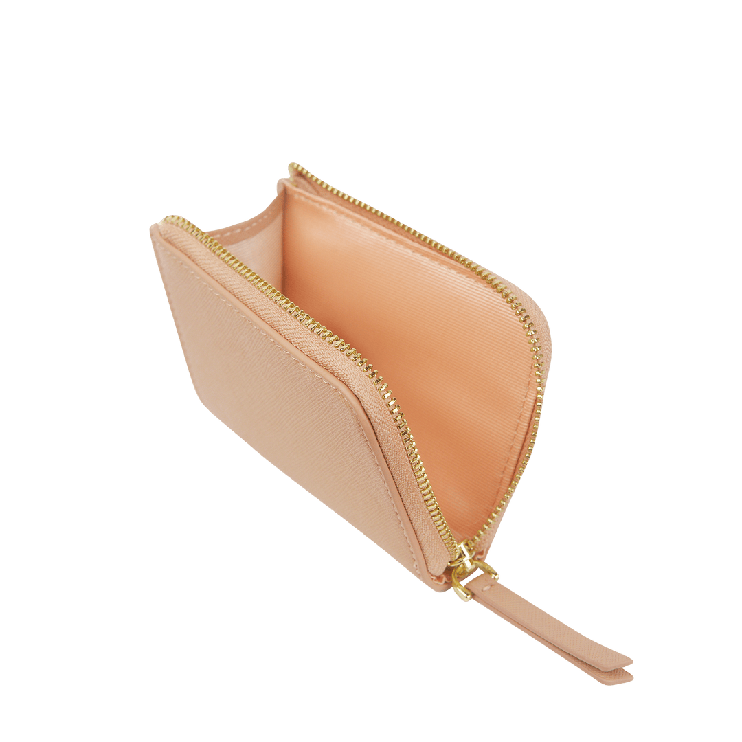 Nude - Saffiano Zip Wallet