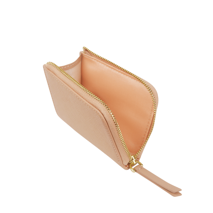 Nude - Saffiano Zip Wallet