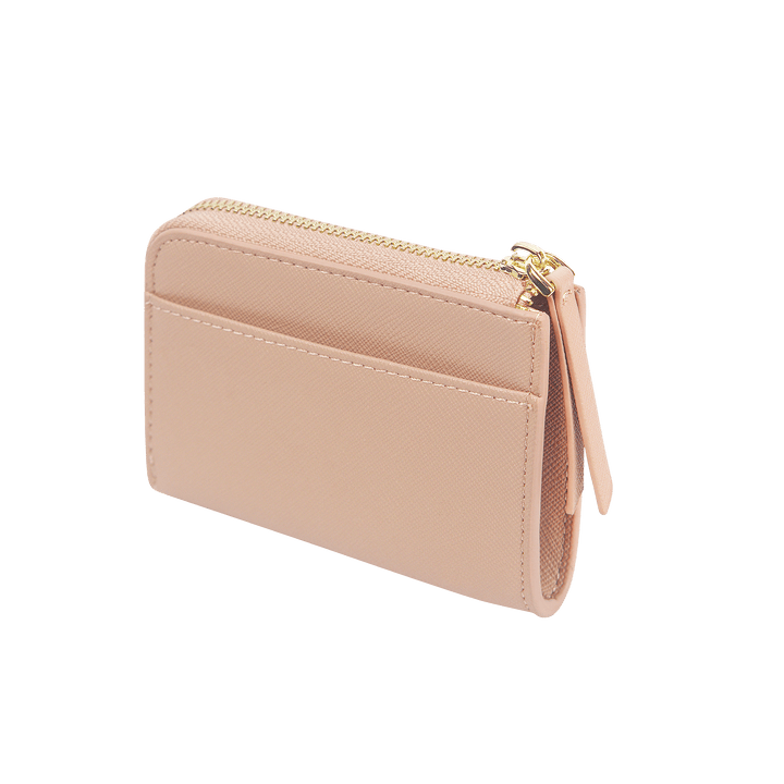 Nude - Saffiano Zip Wallet