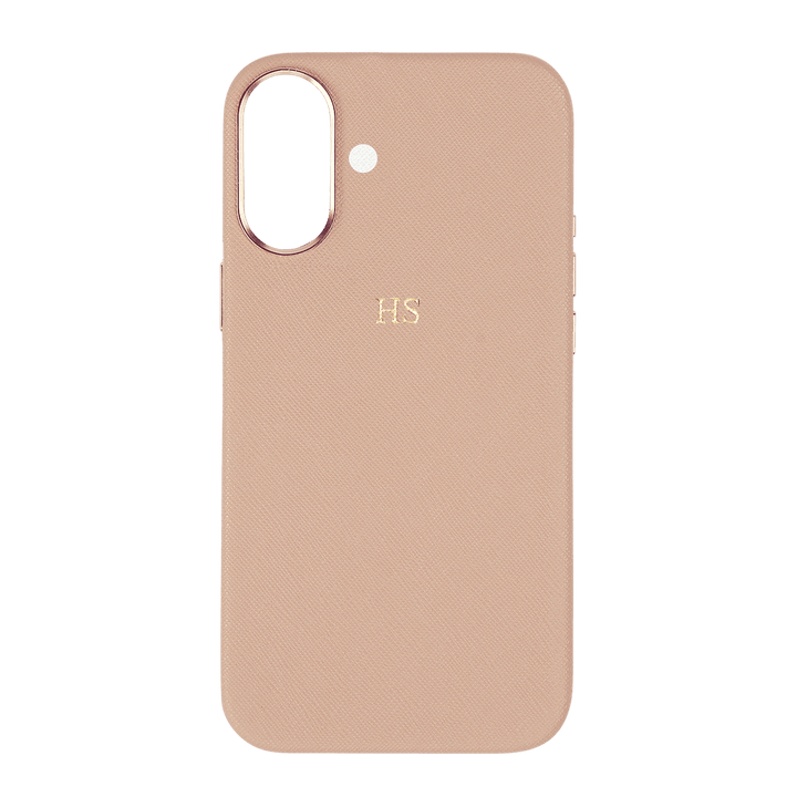 Nude - iPhone 17 Series Full Wrap Saffiano Phone Case