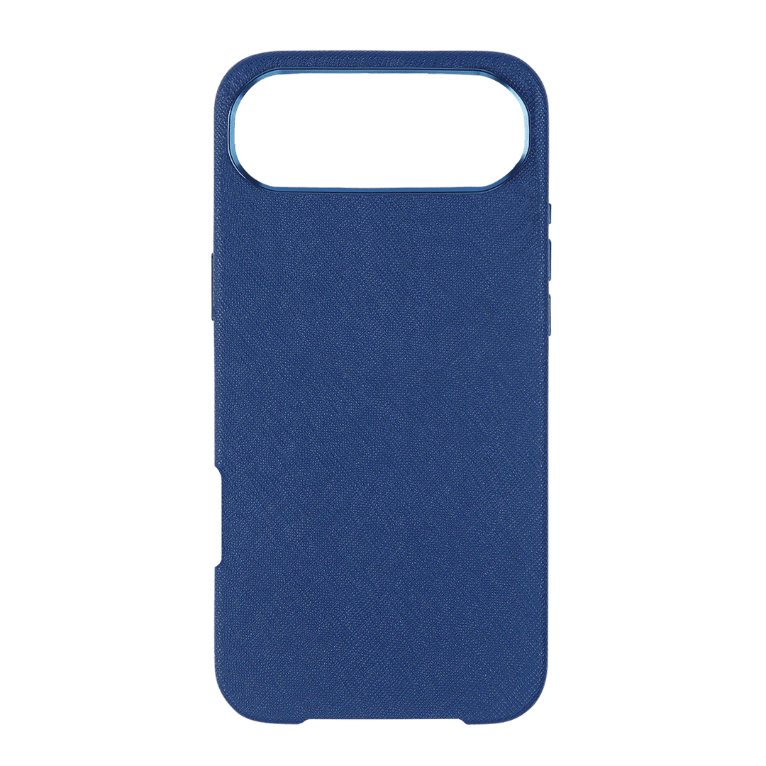 Navy - iPhone 17 Series Full Wrap Saffiano Phone Case