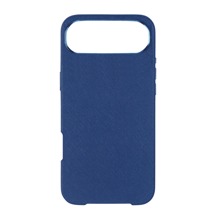 Navy - iPhone 17 Series Full Wrap Saffiano Phone Case