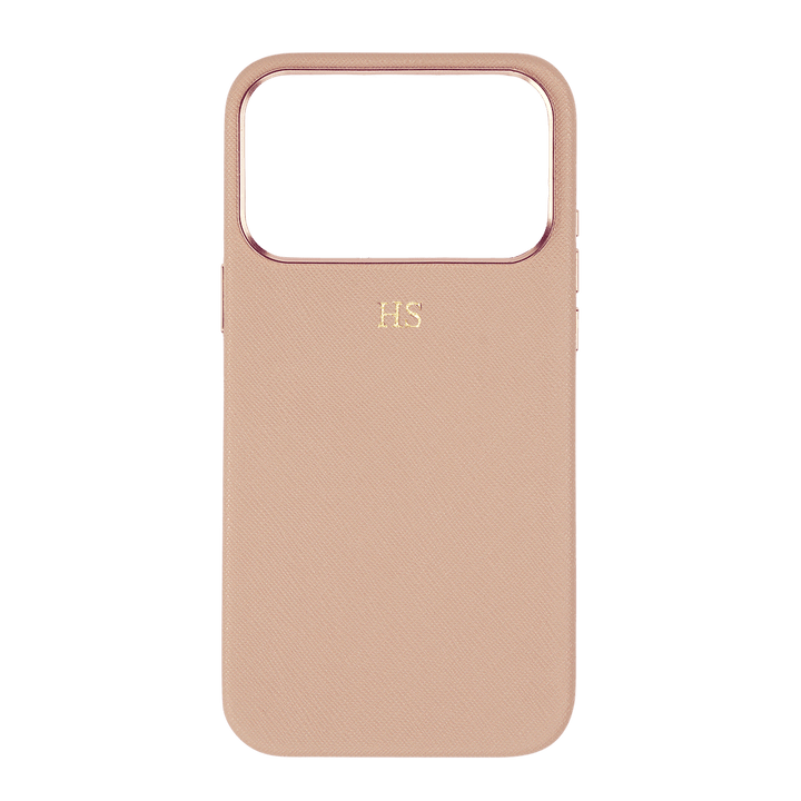 Nude - iPhone 17 Series Full Wrap Saffiano Phone Case