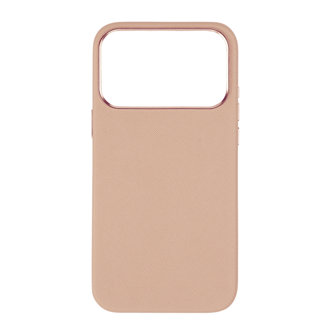 Nude - iPhone 17 Series Full Wrap Saffiano Phone Case