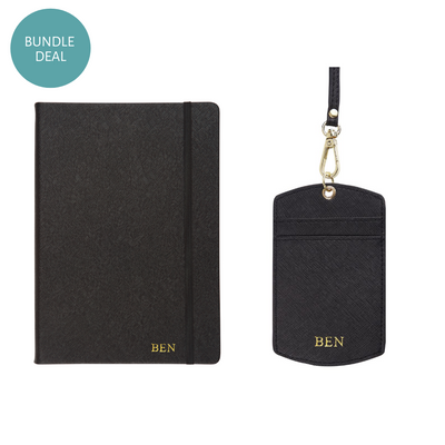 Work Bundle Set - ID Cardholder Lanyard & A5 Notebook