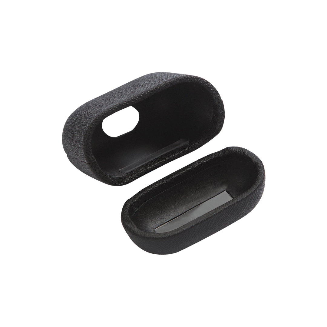 Black - Saffiano AirPods Case Cover [1st/2nd Generation] - THEIMPRINT