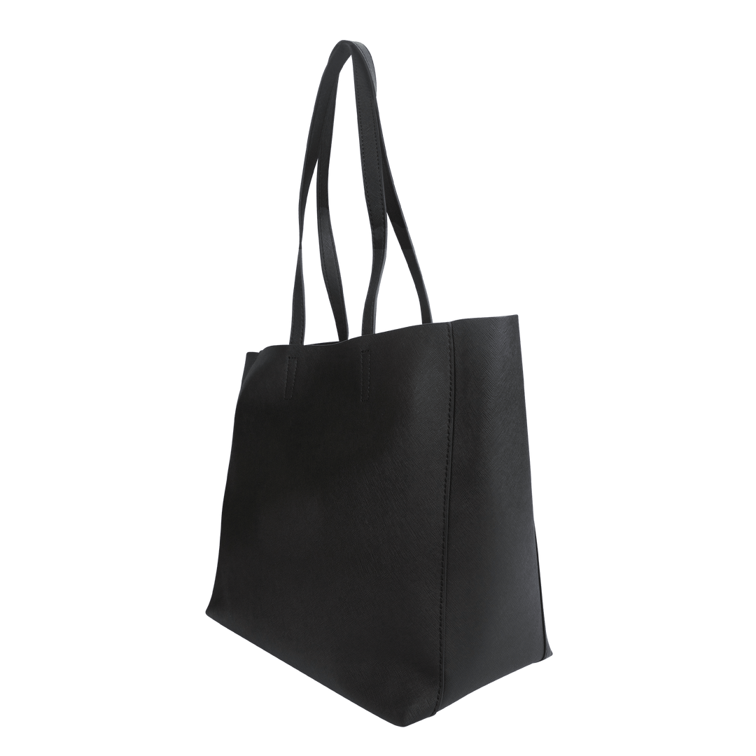 Black - Saffiano Tote Bag - THEIMPRINT