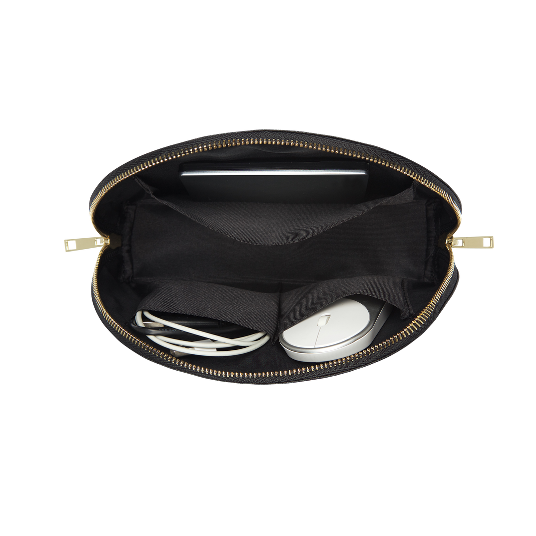 Black discount organizer purse