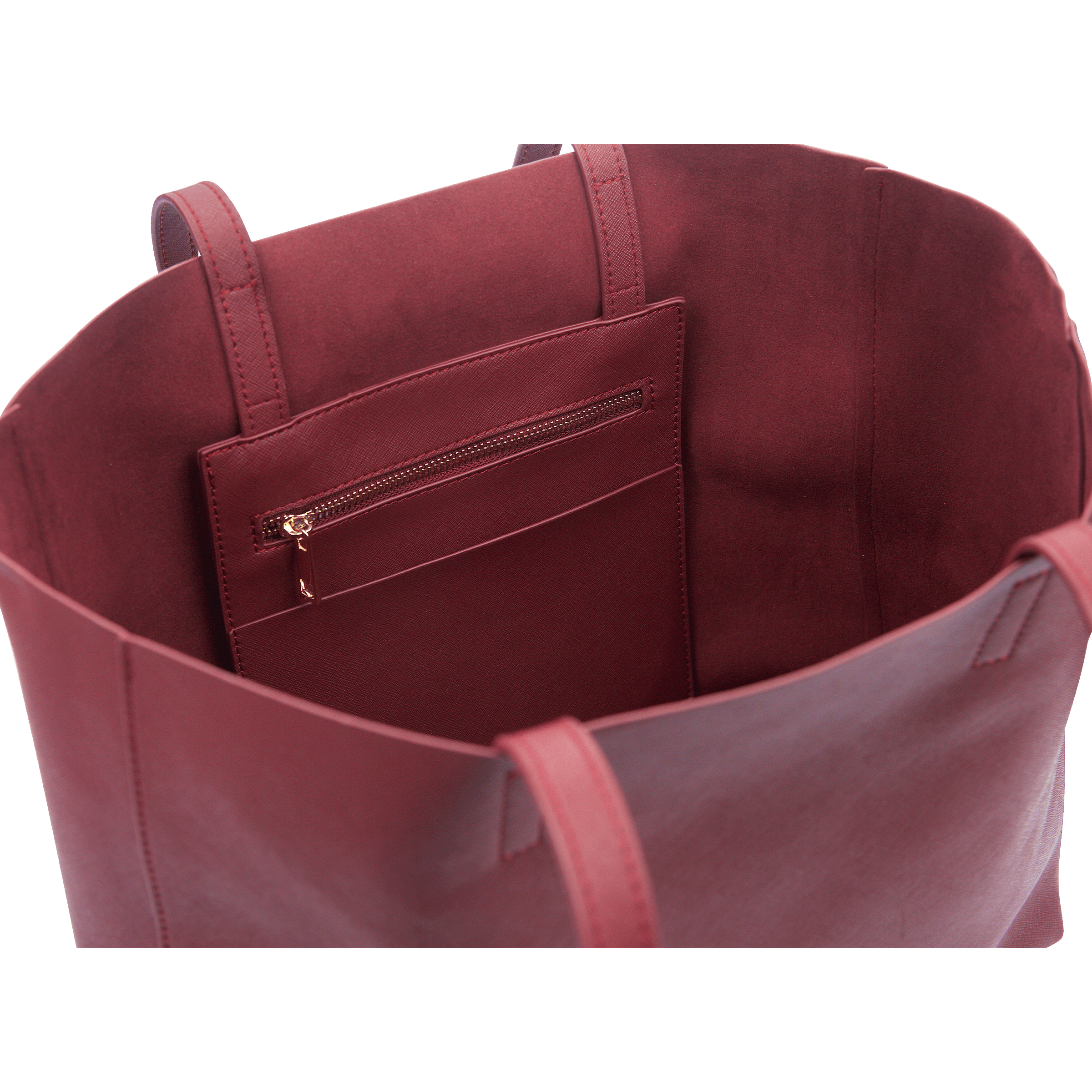 Red 2025 leather tote