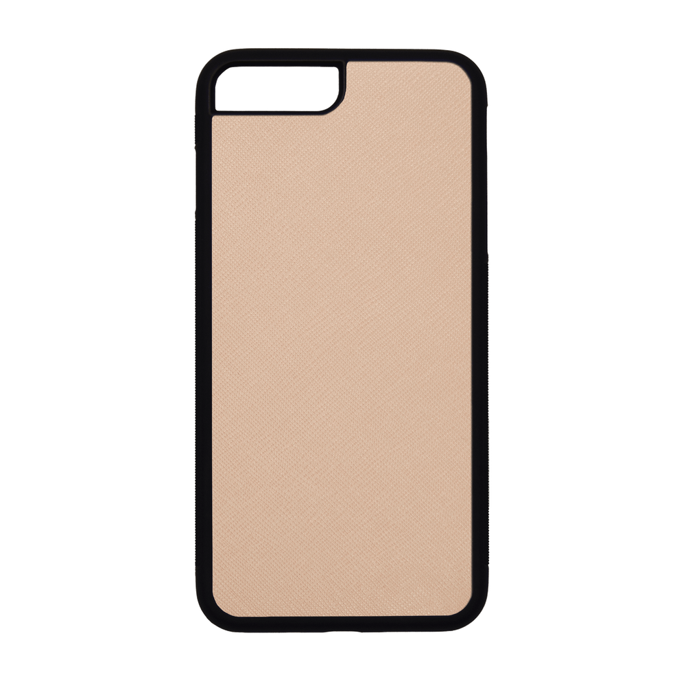 Nude - iPhone 7 Plus / 8 Plus Saffiano Phone Case - THEIMPRINT