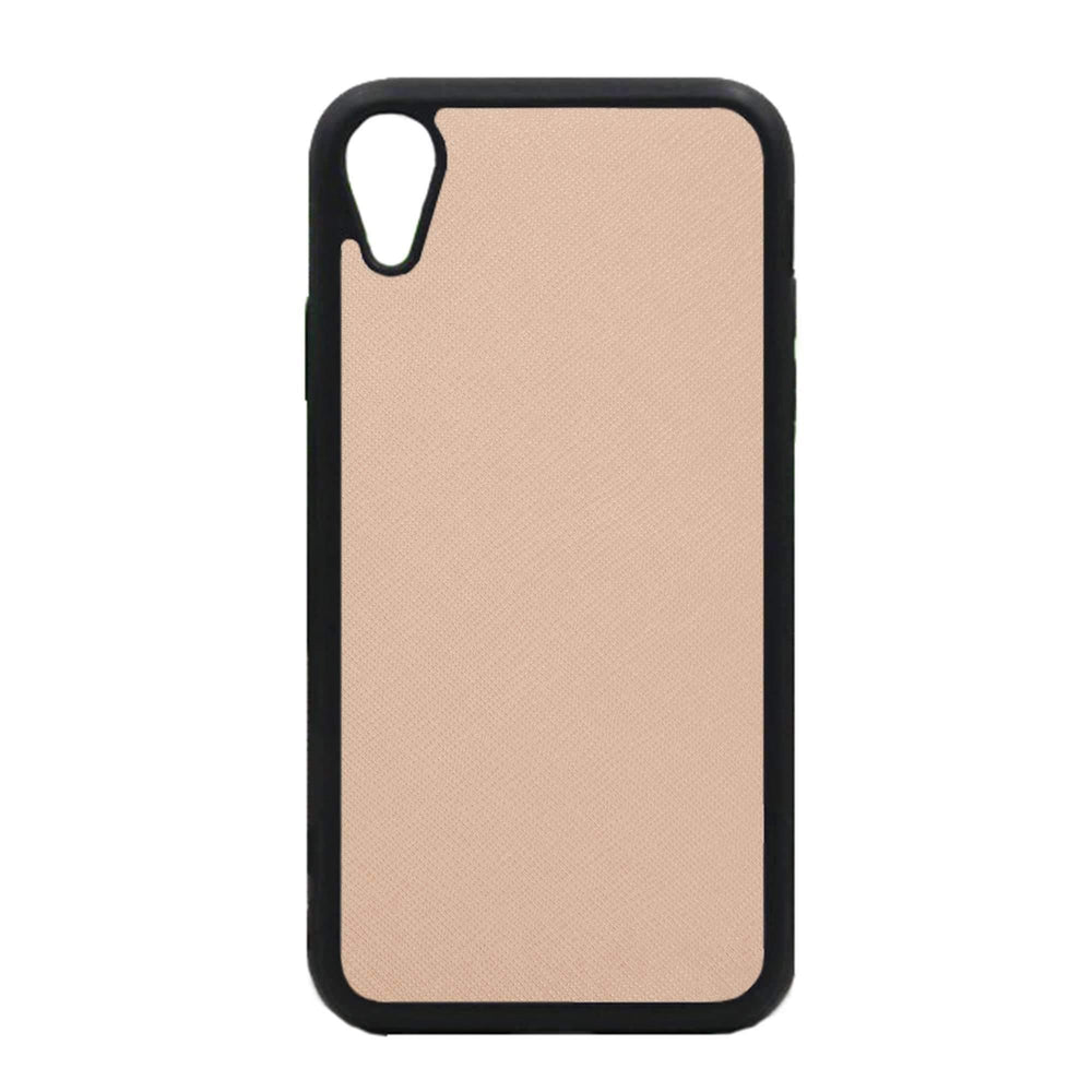Nude - iPhone XR Saffiano Phone Case - THEIMPRINT