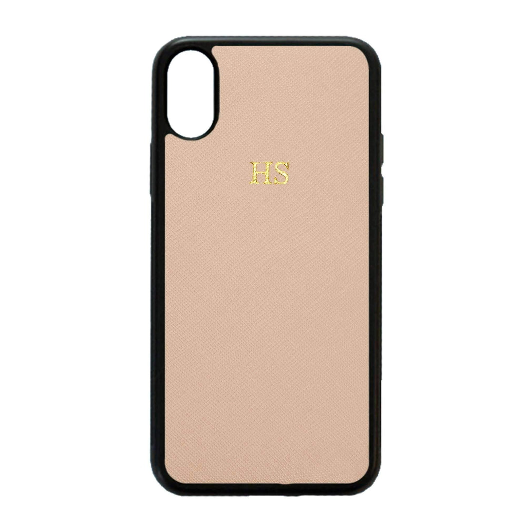 Nude - iPhone XS Max Saffiano Phone Case - THEIMPRINT