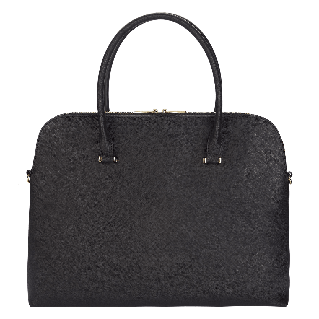 Black - Saffiano Laptop Bag - THEIMPRINT