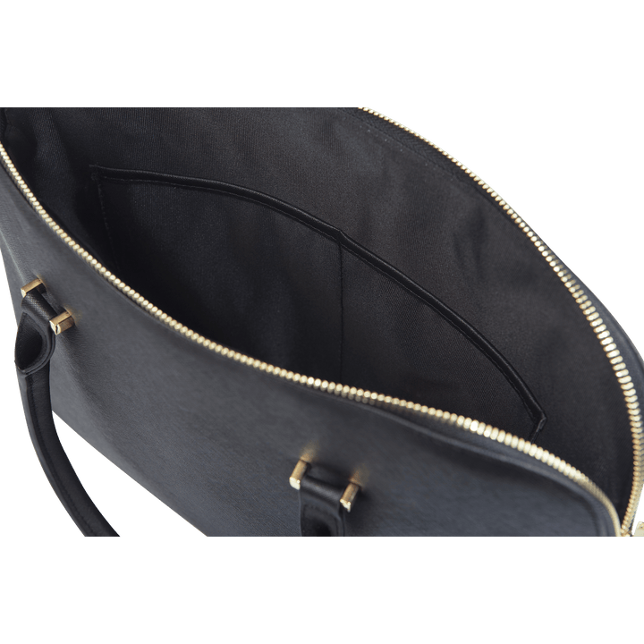 Black - Saffiano Laptop Bag - THEIMPRINT