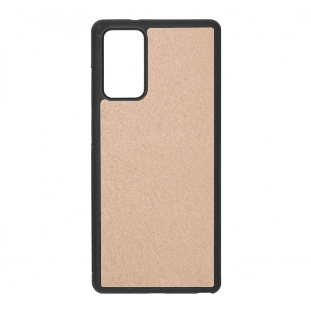Nude - Samsung Note 20 Saffiano Phone Case - THEIMPRINT