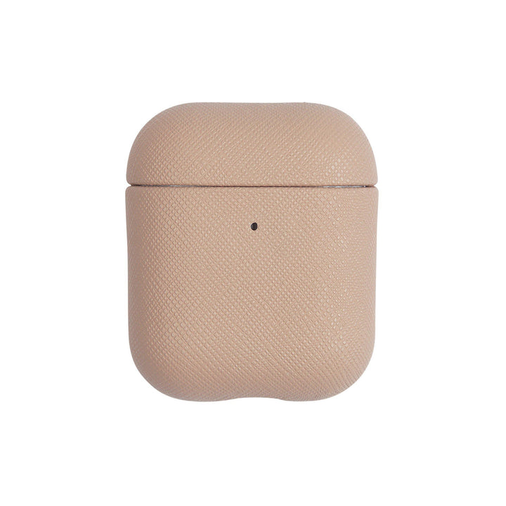 Nude - Saffiano AirPods Case Cover [1st/2nd Generation] - THEIMPRINT