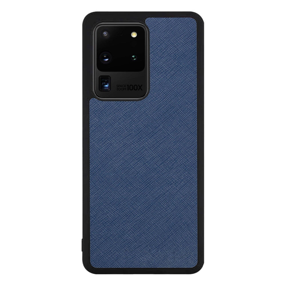 Navy - Samsung S20 Ultra Saffiano Phone Case - THEIMPRINT