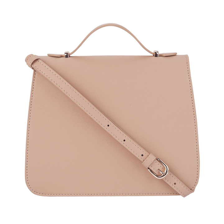 Nude - Saffiano Shoulder Bag - THEIMPRINT