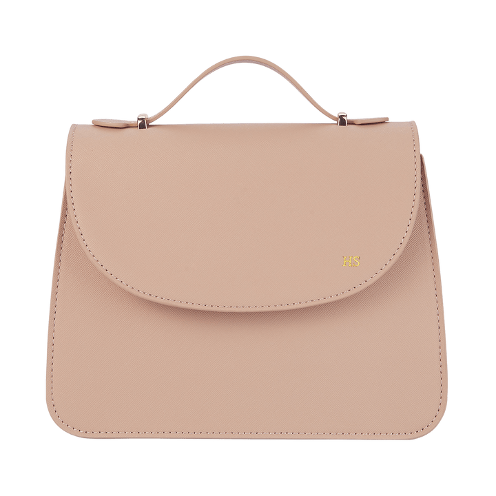 Nude - Saffiano Shoulder Bag - THEIMPRINT