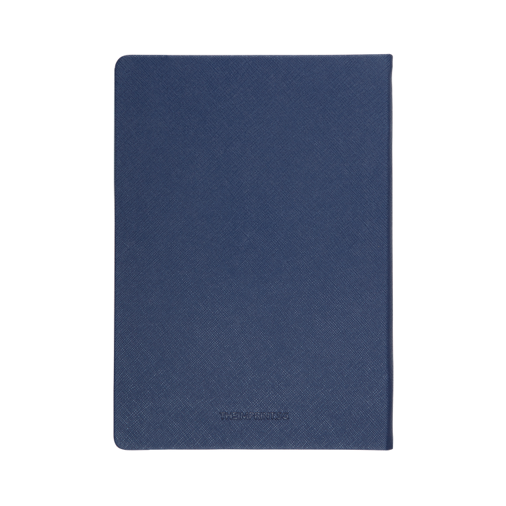 Navy - A5 Saffiano Notebook - THEIMPRINT