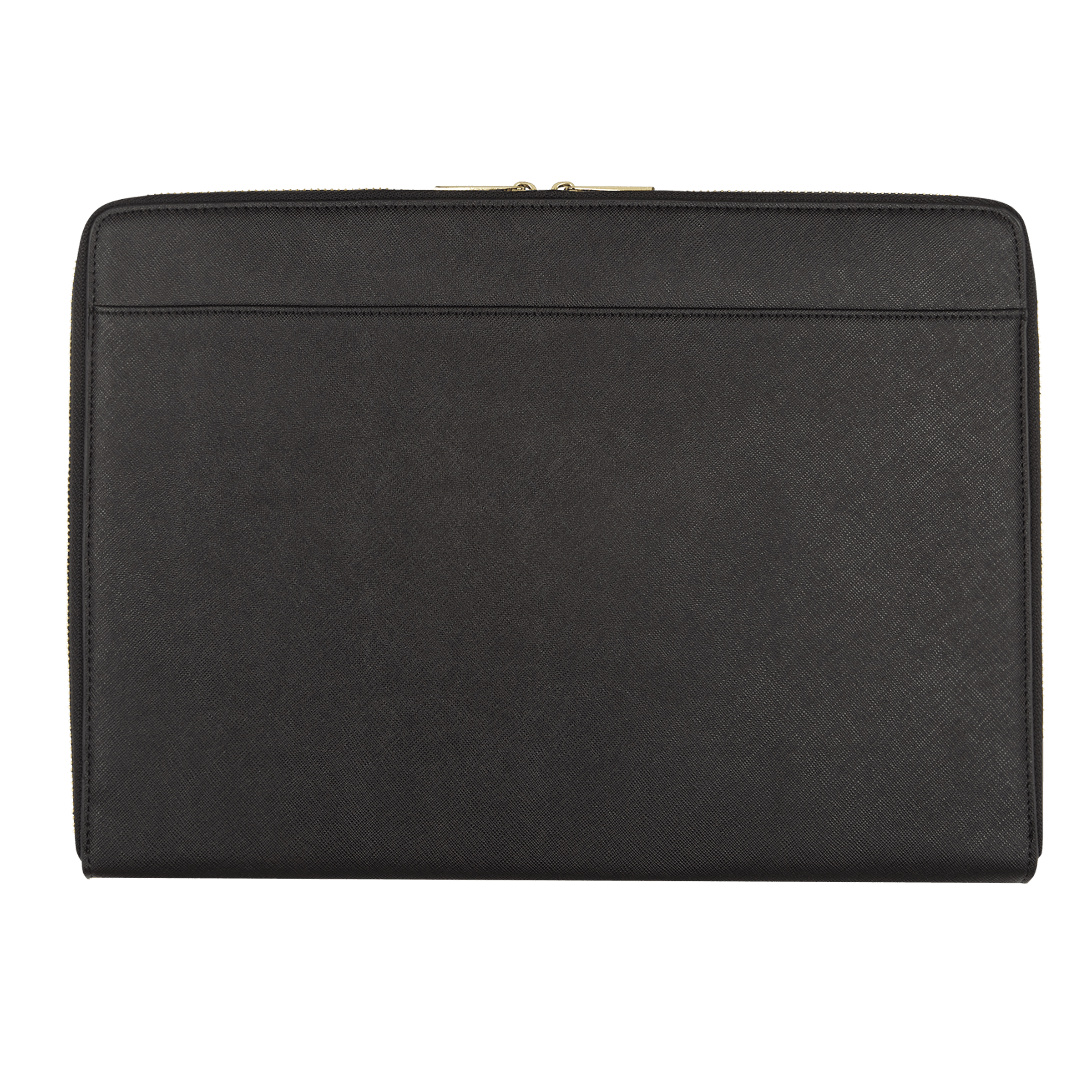 Personalised Saffiano Leather Laptop Sleeve Black