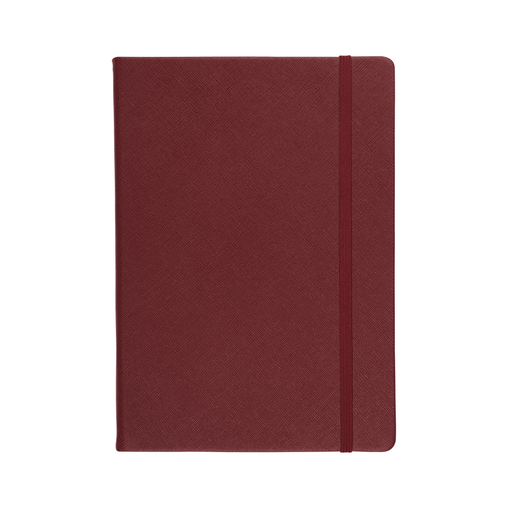 Burgundy - A5 Saffiano Notebook - THEIMPRINT