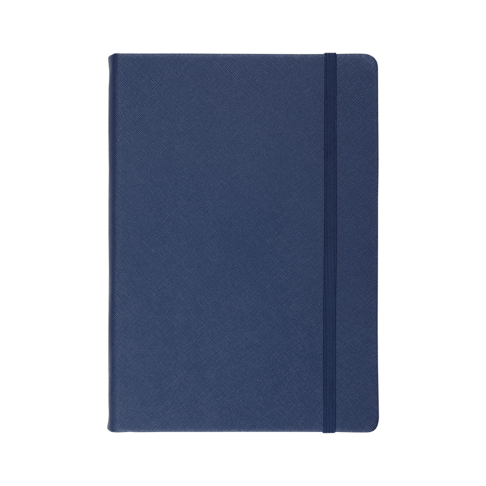 Navy - A5 Saffiano Notebook - THEIMPRINT