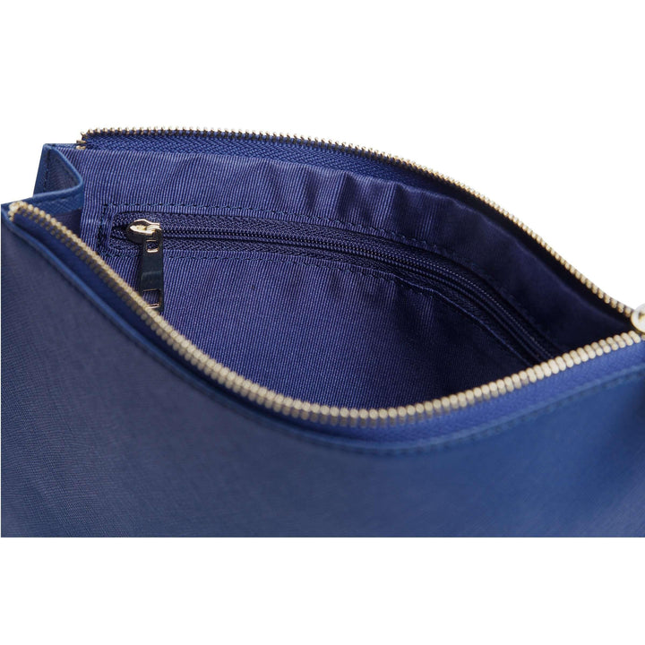 Navy - Small Saffiano Pouch - THEIMPRINT