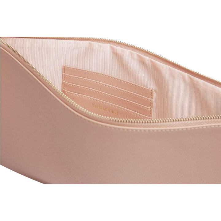 Nude - Large Saffiano Pouch - THEIMPRINT