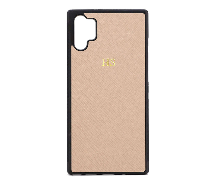 Nude - Samsung Note 10 Plus Saffiano Phone Case - THEIMPRINT