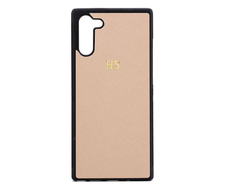 Nude - Samsung Note 10 Saffiano Phone Case - THEIMPRINT