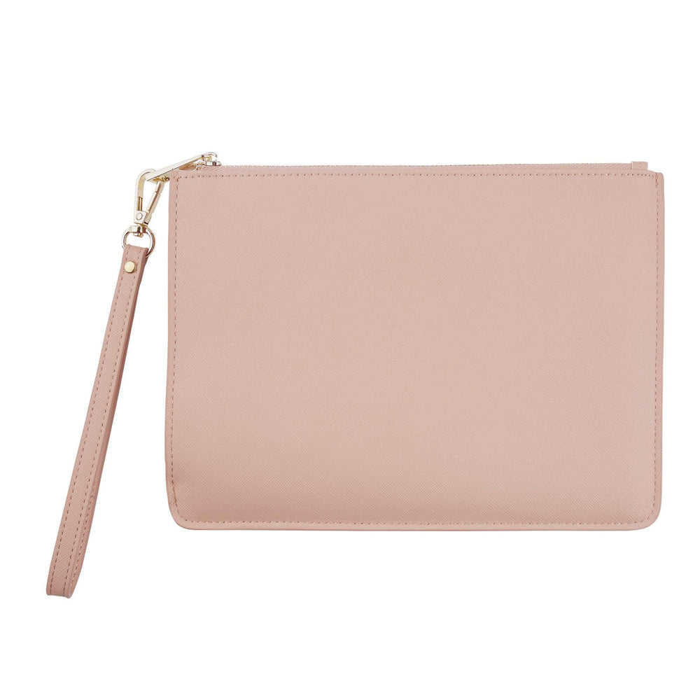 Nude - Small Saffiano Pouch - THEIMPRINT